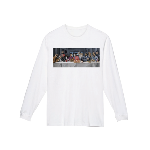 「the LAST DEVOUR」Front Printing - Long Sleeve Tee [White]