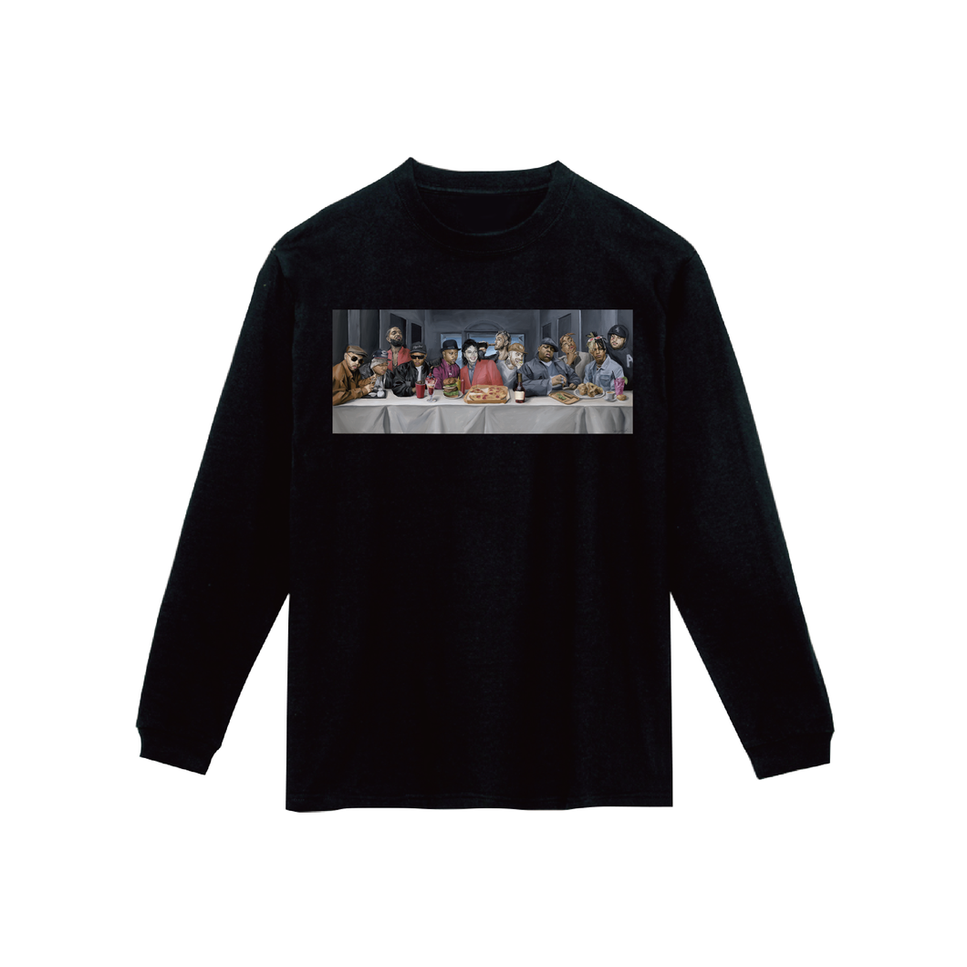 「the LAST DEVOUR」Front Printing - Long Sleeve Tee [Black]